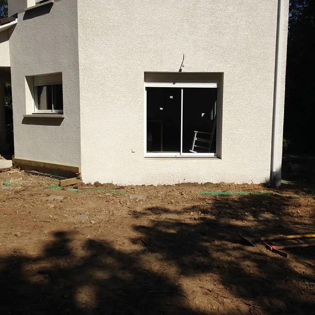 terrasse en construction